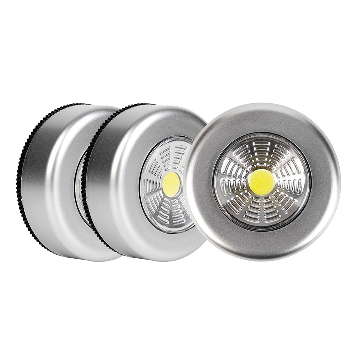 LYYT Battery COB LED Push Light 6000K - 3 Pack