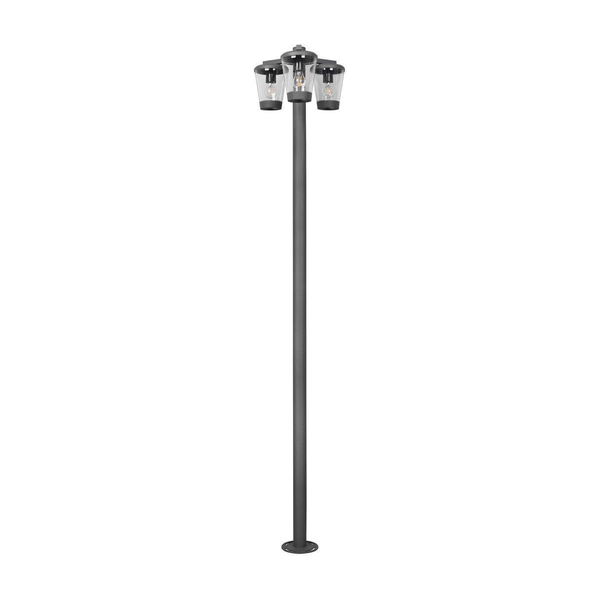 Cavado 3 Light Lantern Outdoor Lamp Post – Anthracite