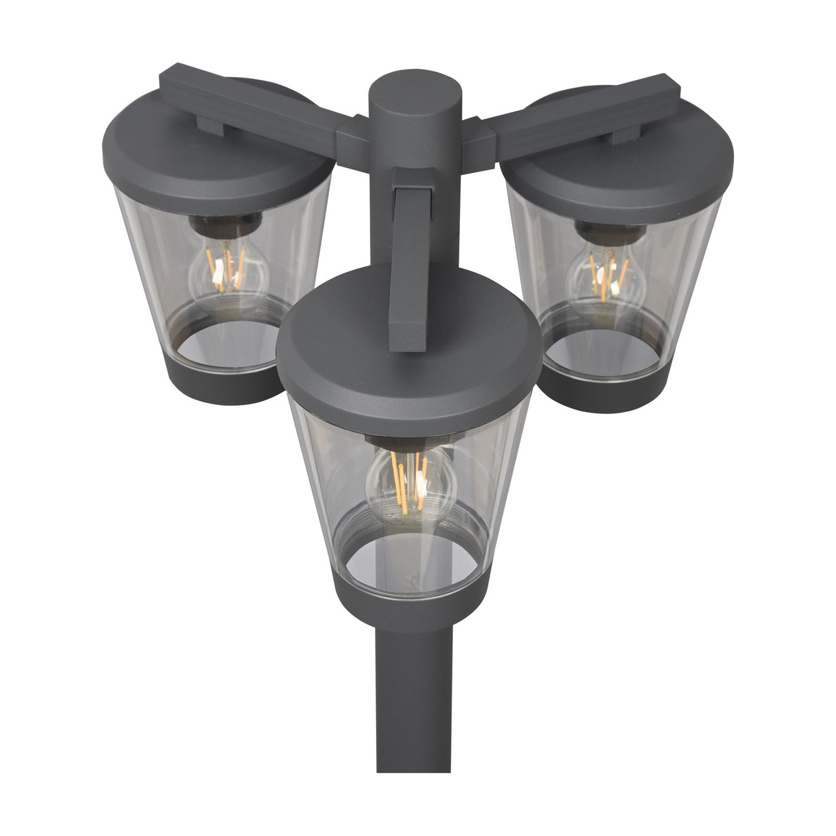 Cavado 3 Light Lantern Outdoor Lamp Post – Anthracite