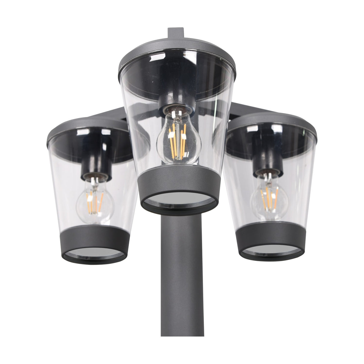 Cavado 3 Light Lantern Outdoor Lamp Post – Anthracite