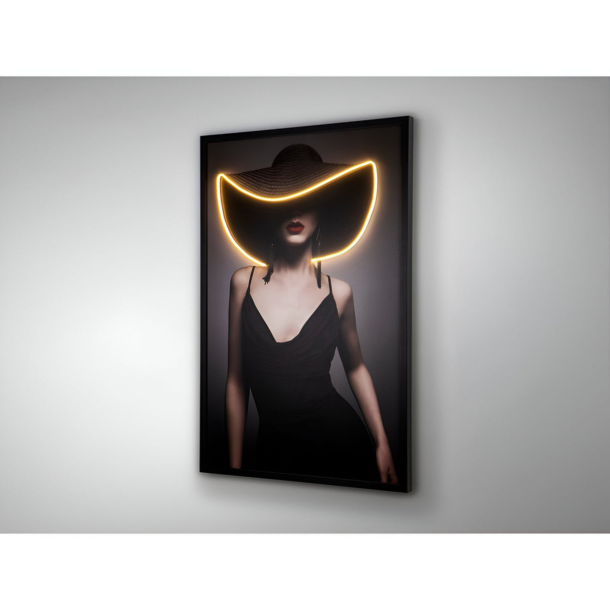 Pamela Silhouette Canvas LED Painting - 80x120cm