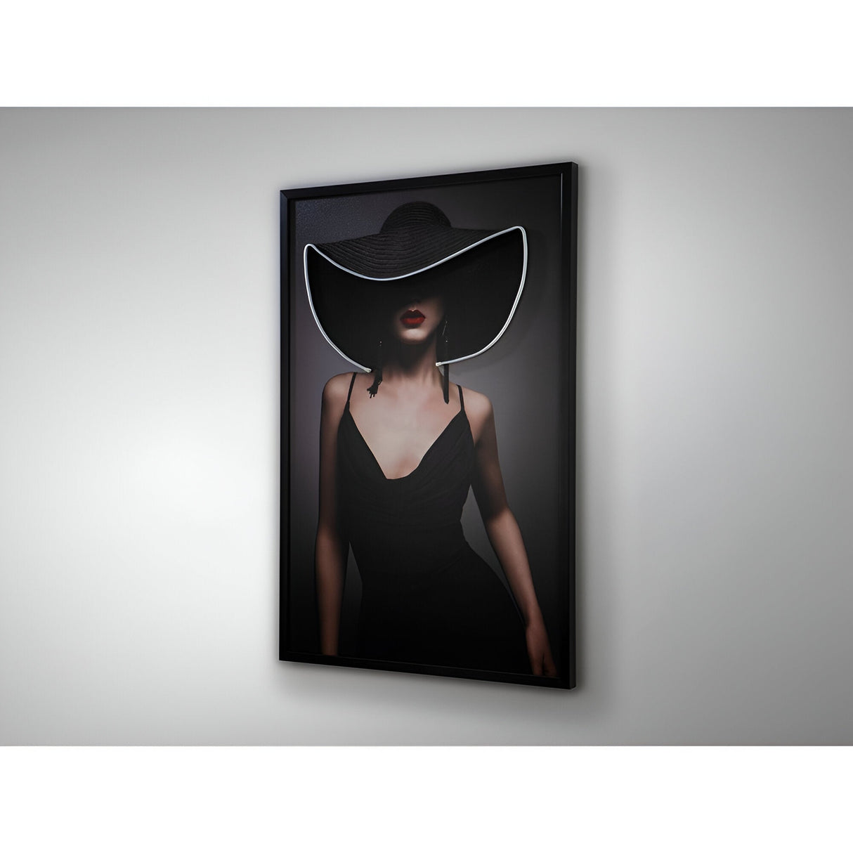 Pamela Silhouette Canvas LED Painting - 80x120cm