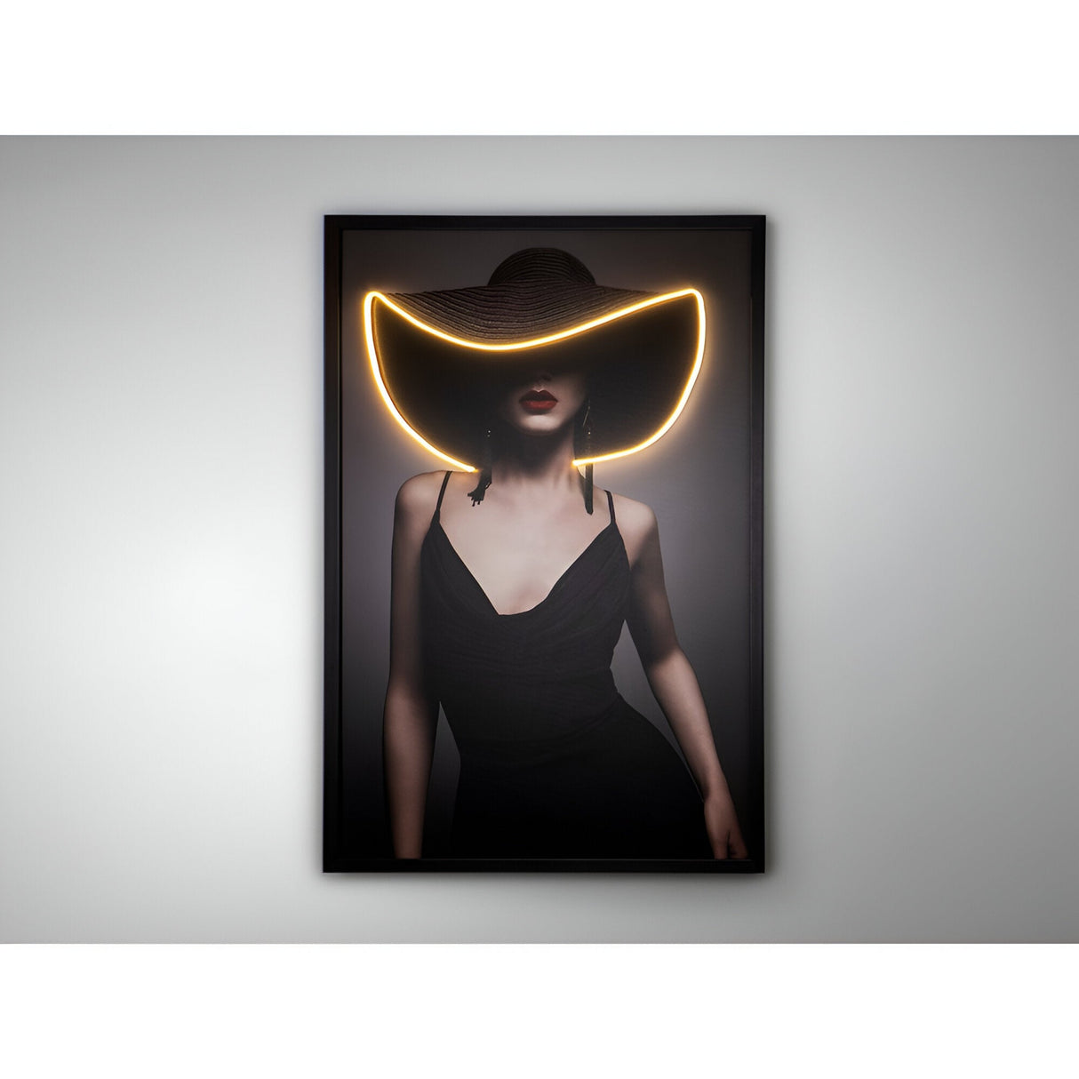 Pamela Silhouette Canvas LED Painting - 80x120cm