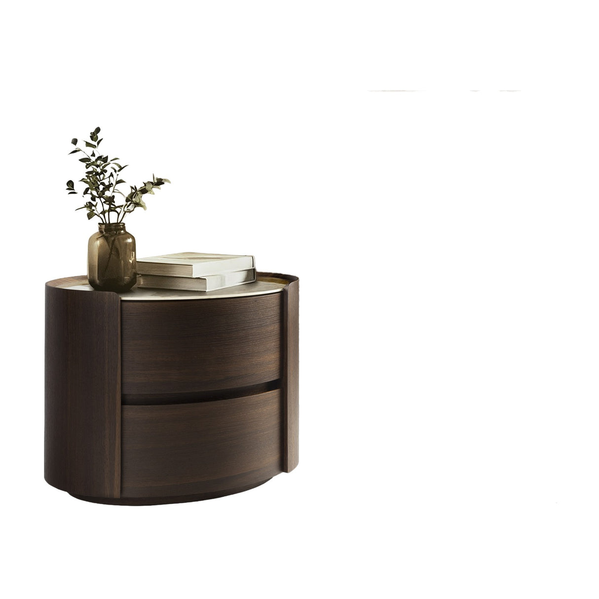Enoc Bedside Table - Dark Oak