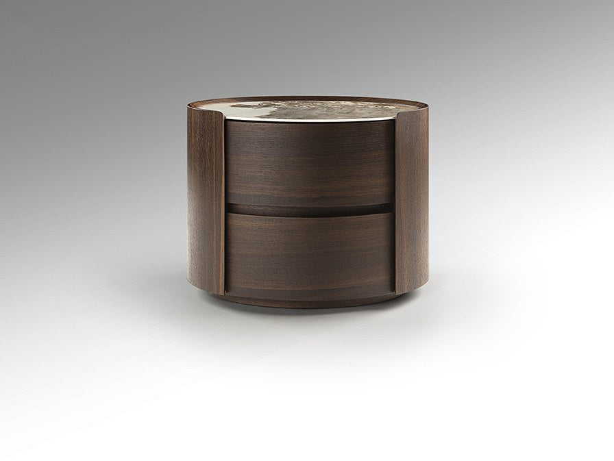 Enoc Bedside Table - Dark Oak