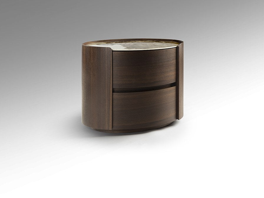 Enoc Bedside Table - Dark Oak