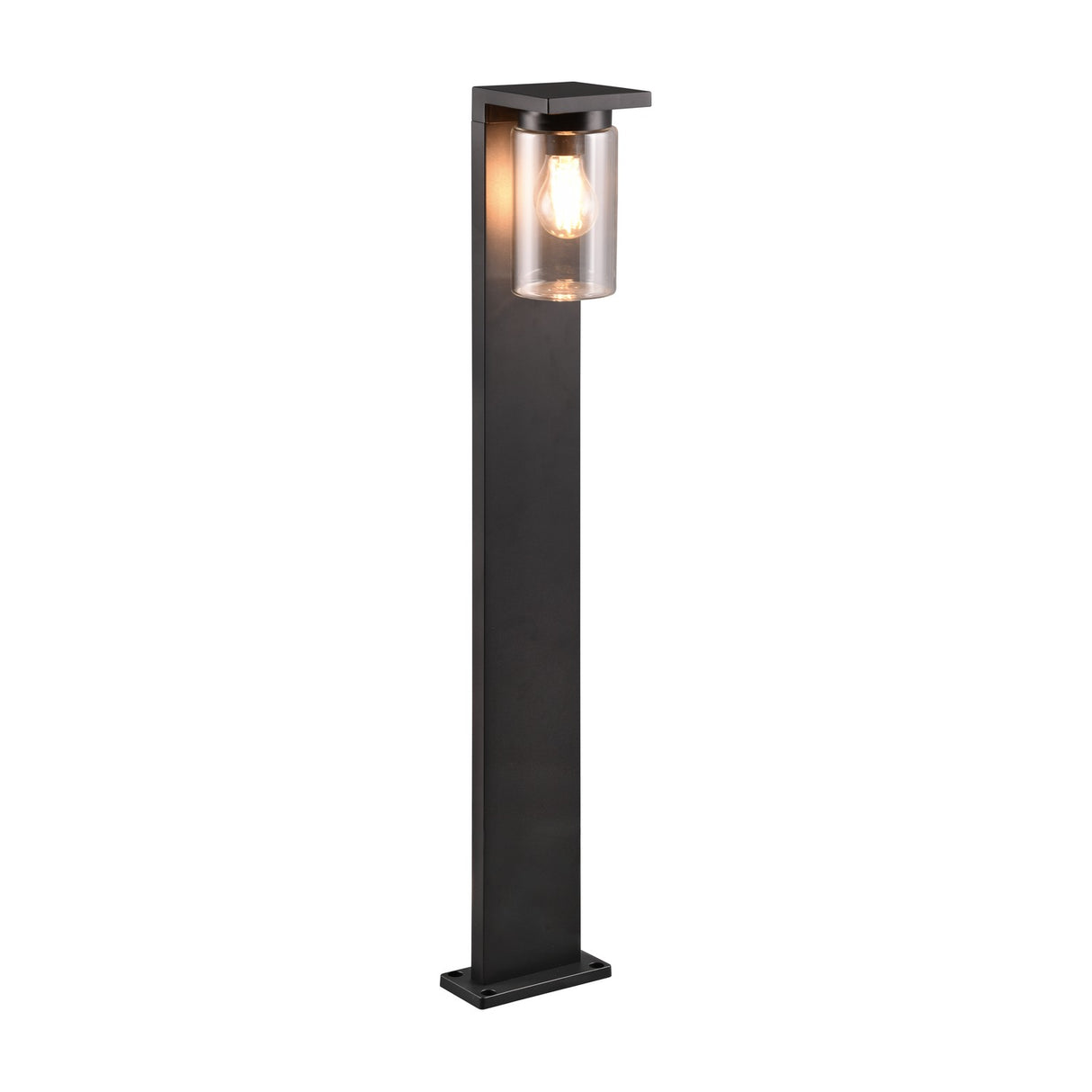 Ardila Lantern 100cm Outdoor Lamp Post – Matt Black