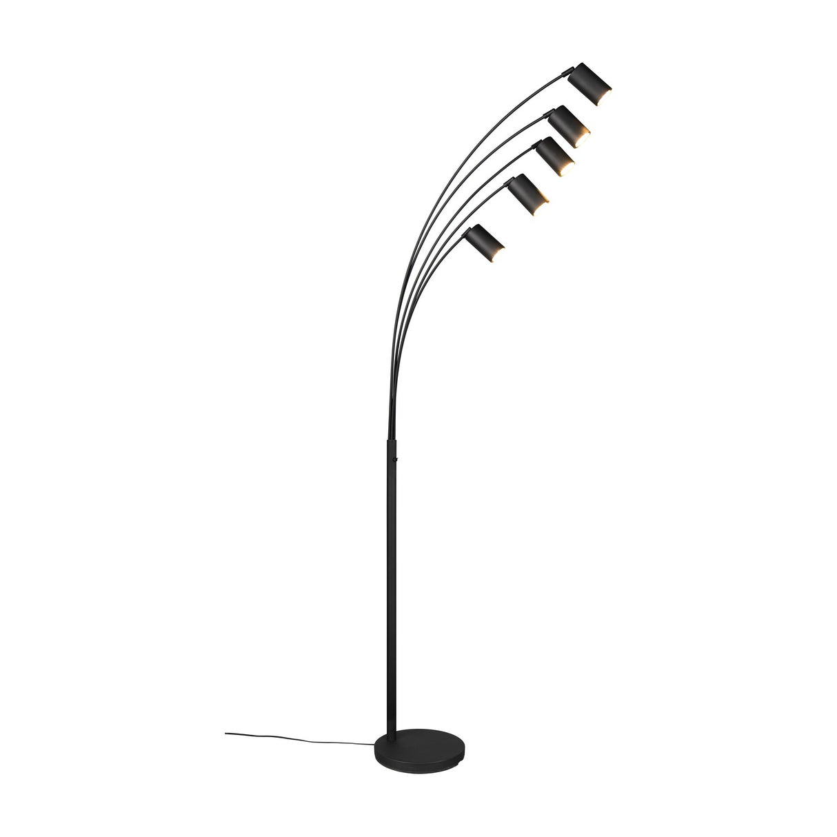 Marley 5 Light Floor Lamp – Matt Black