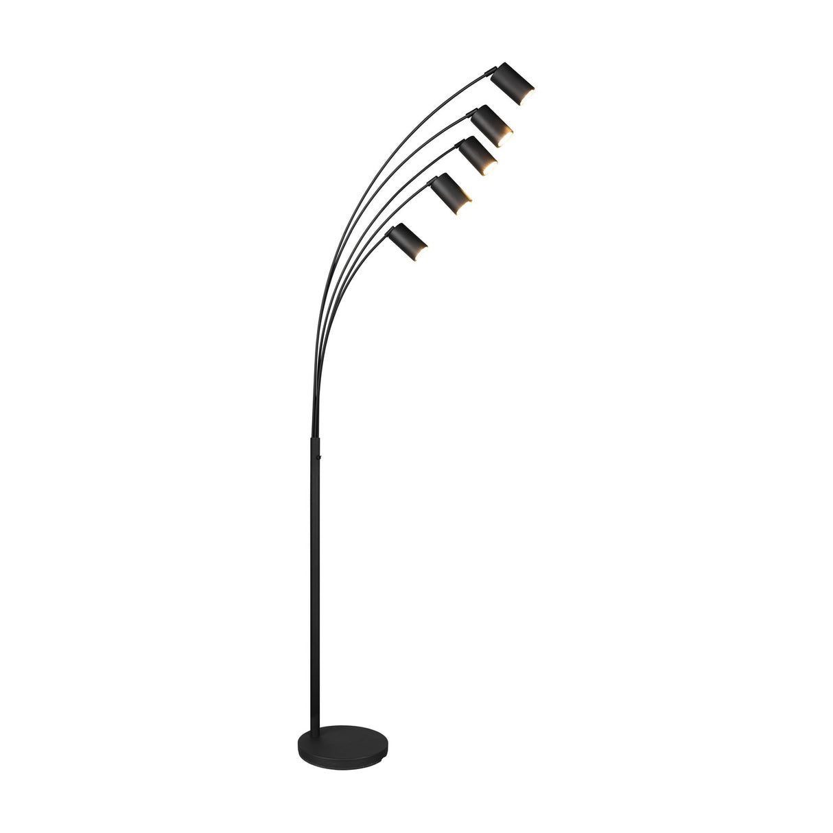 Marley 5 Light Floor Lamp – Matt Black
