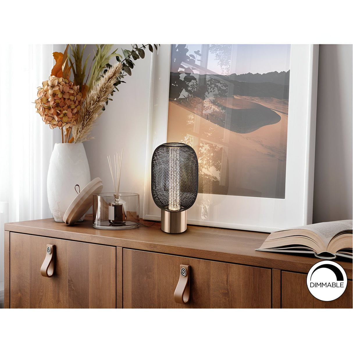 Micron LED Table Lamp 5W 3000K - Black/Gold