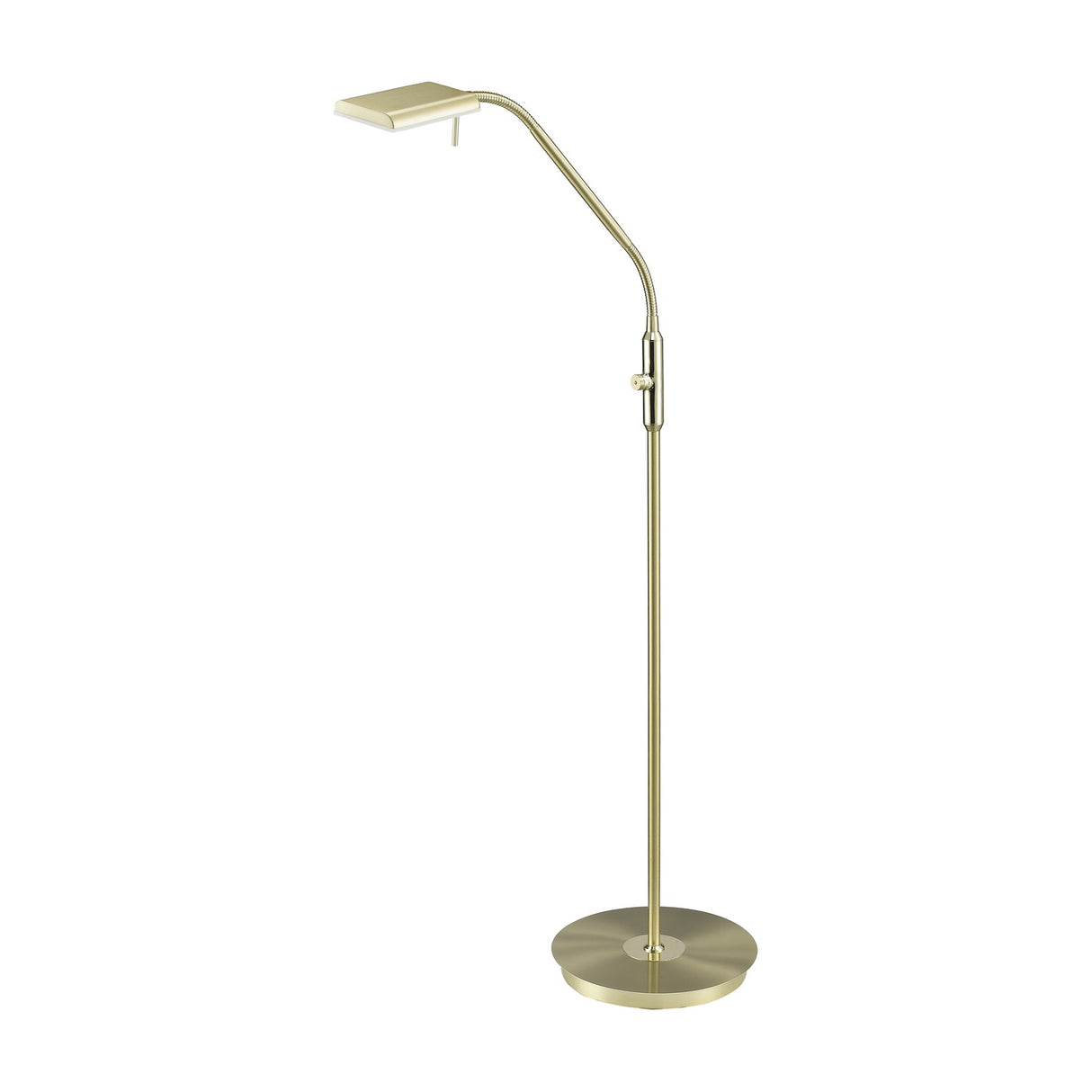 Bergamo LED Floor Lamp – Satin Brass