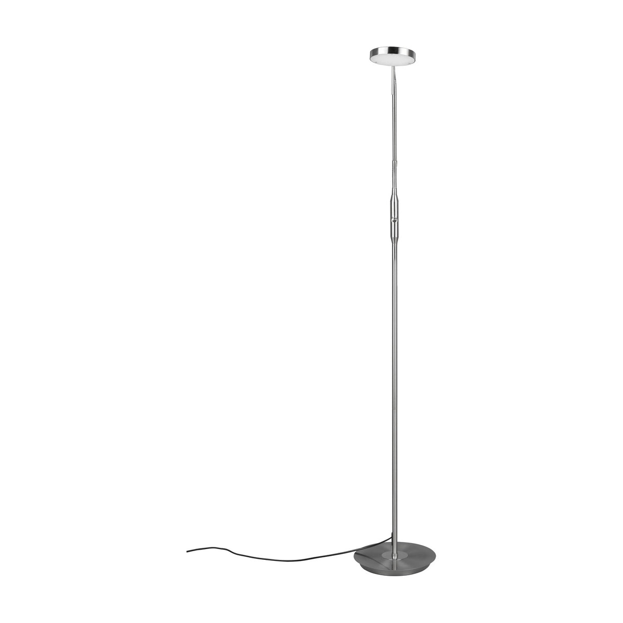 Monza LED Floor Lamp – Satin Nickel