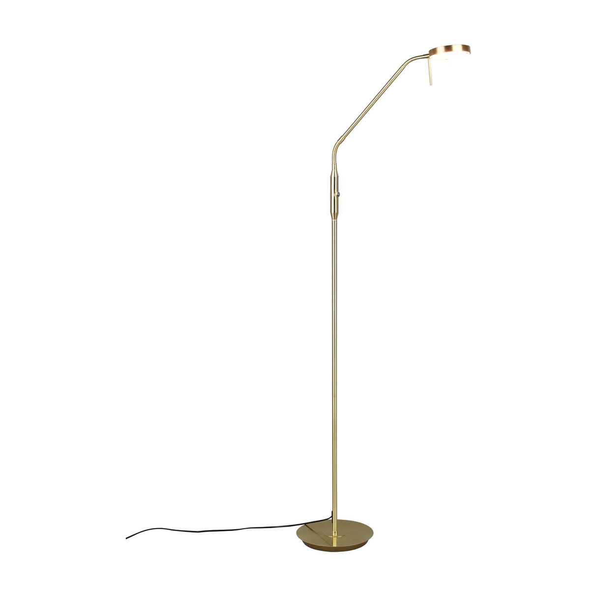 Monza LED Floor Lamp – Satin Brass