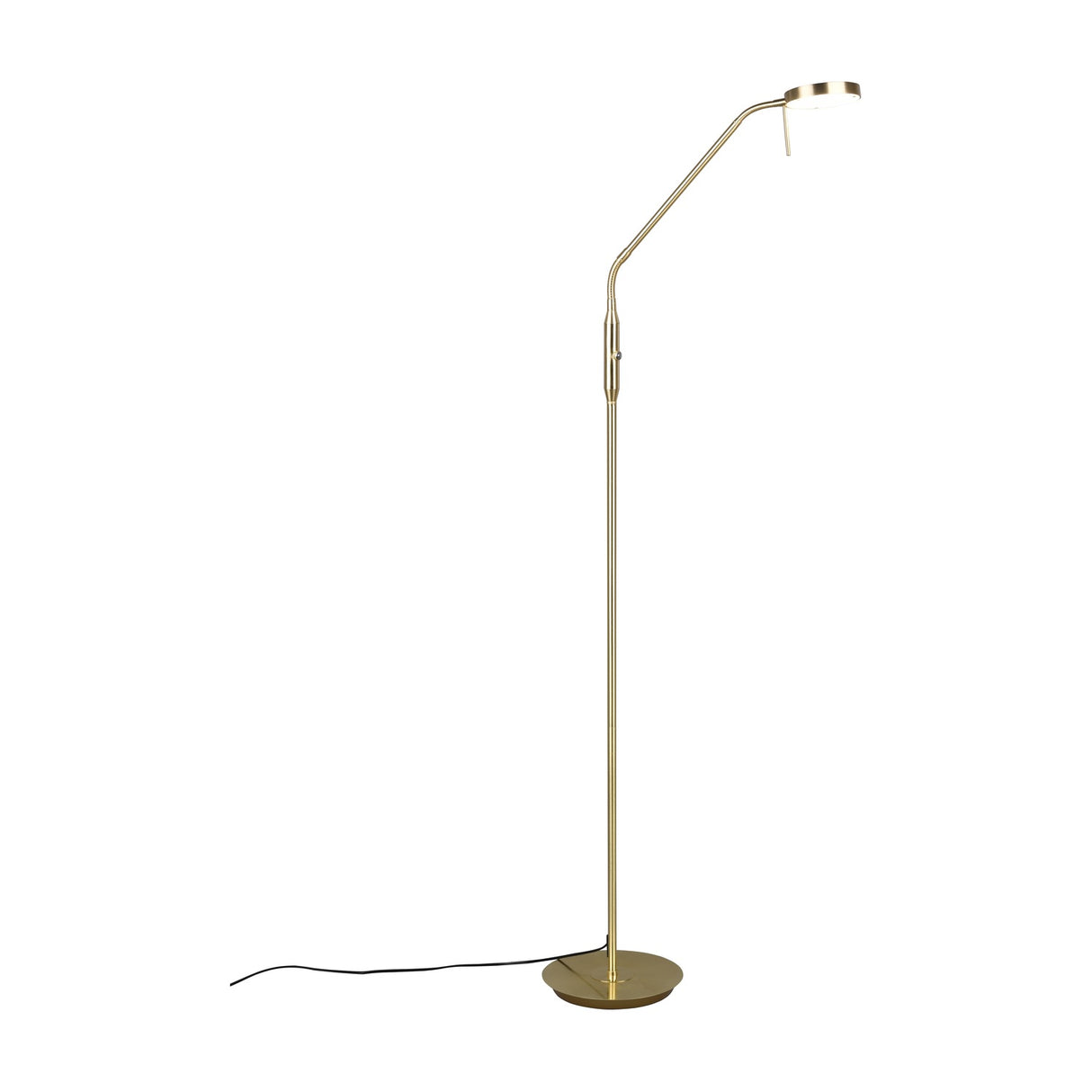 Monza LED Floor Lamp – Satin Brass