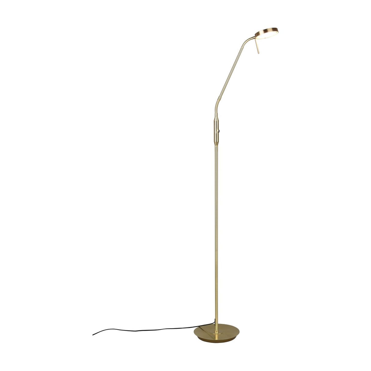 Monza LED Floor Lamp – Satin Brass