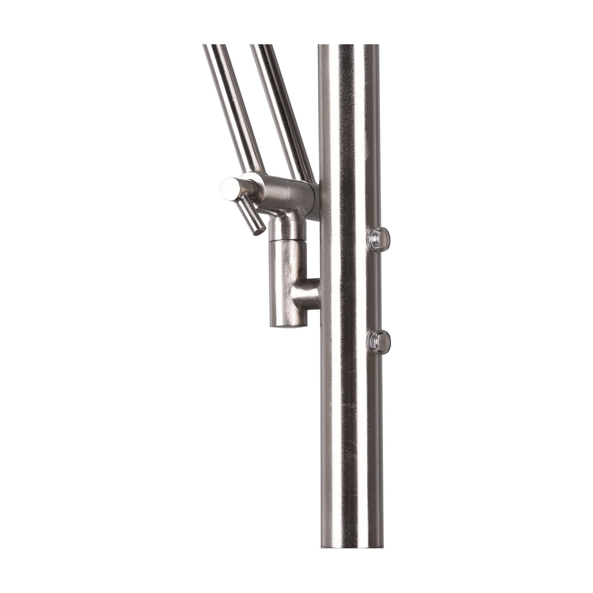 Barrie 2 Light LED Floor Lamp – Satin Nickel