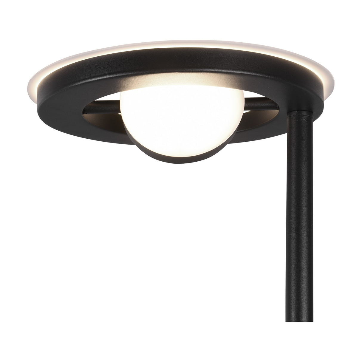 Barrie 2 Light LED Floor Lamp – Matt Black