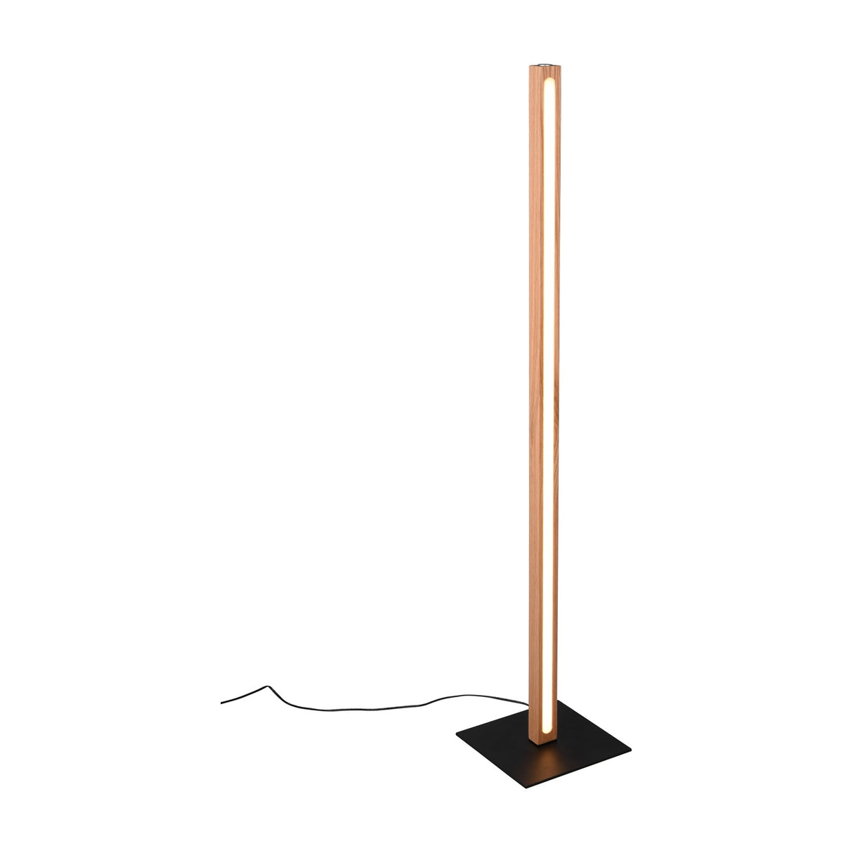Bellari LED Wooden Floor Lamp – Natural