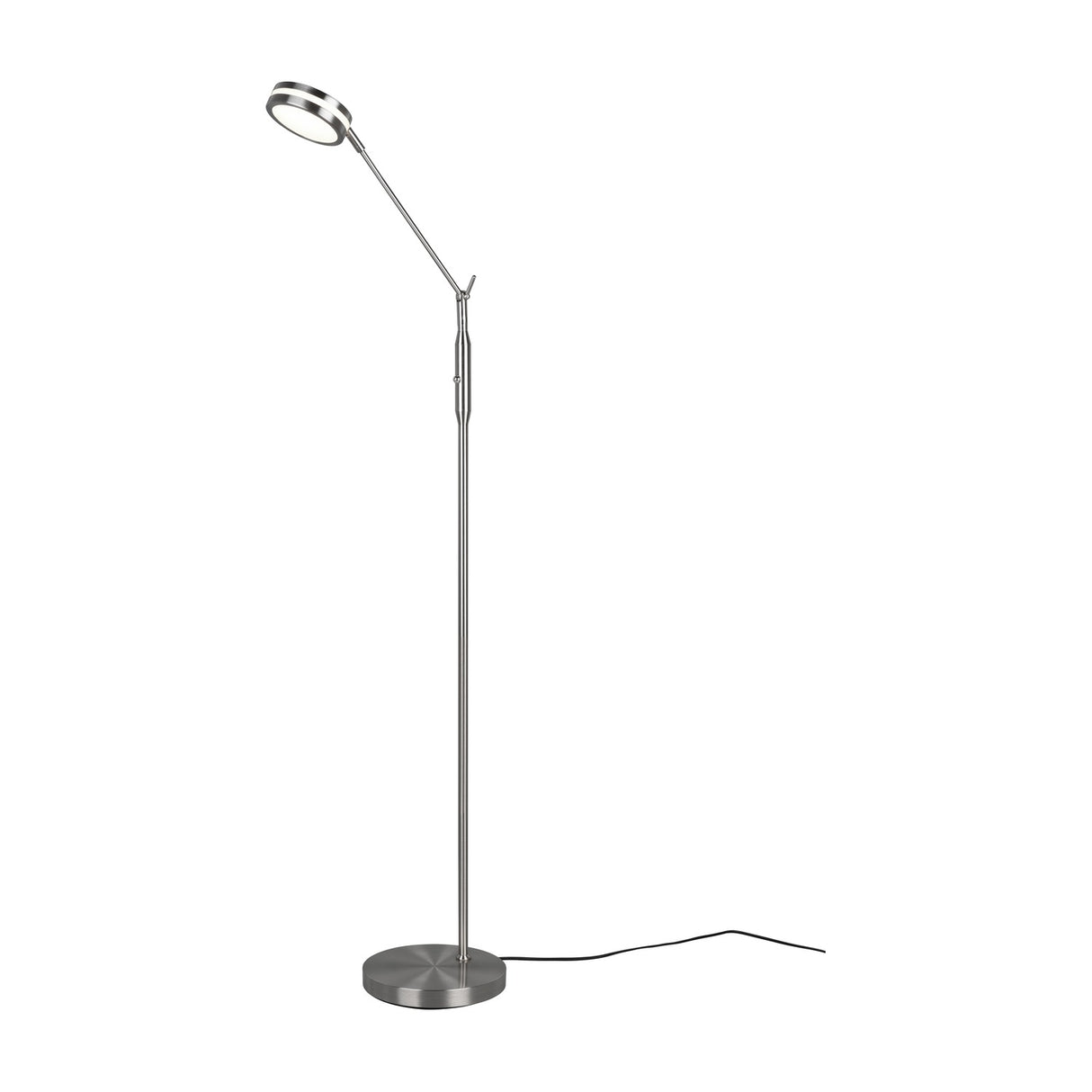 Franklin LED Floor Lamp – Satin Nickel