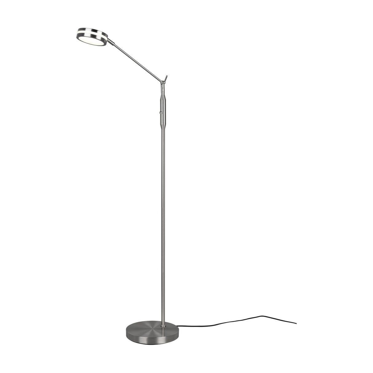 Franklin LED Floor Lamp – Satin Nickel
