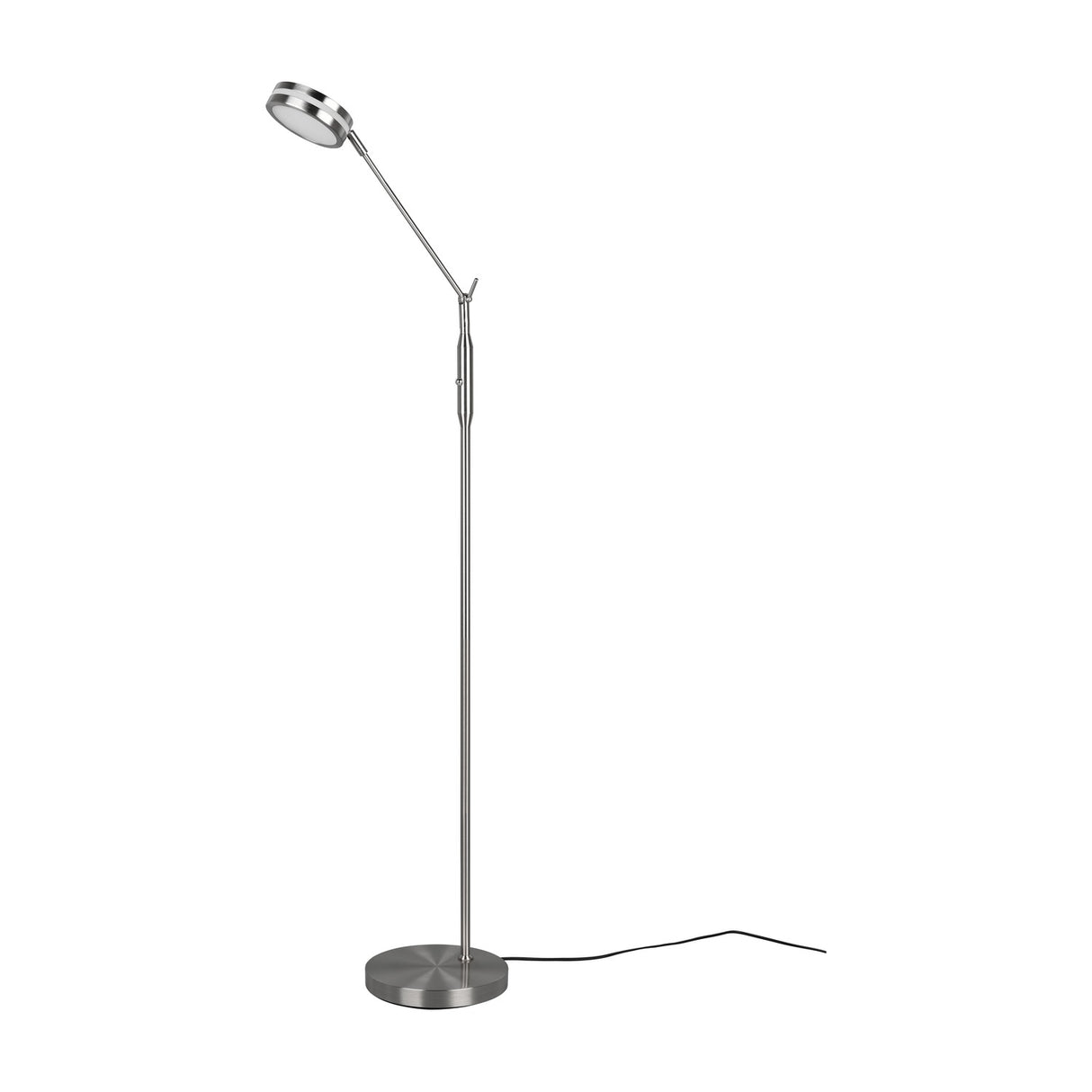Franklin LED Floor Lamp – Satin Nickel