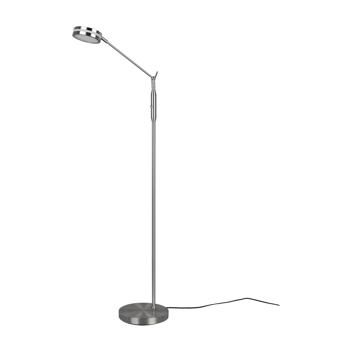 Franklin LED Floor Lamp – Satin Nickel