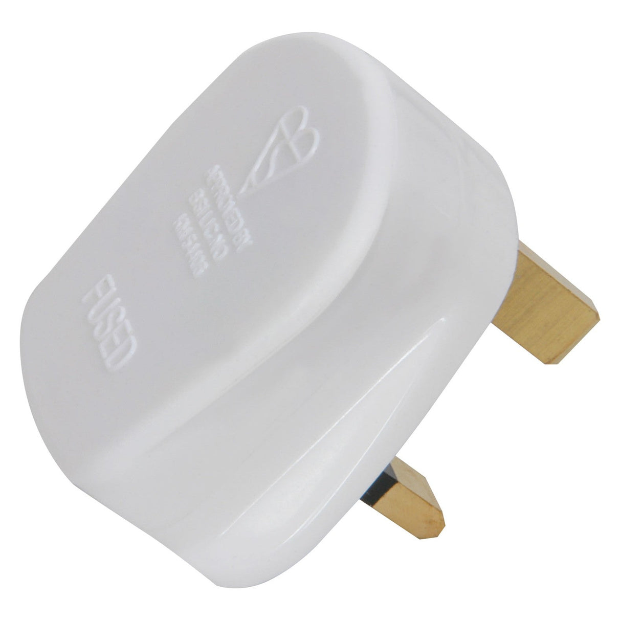 Mercury UK Mains Plug 13A Fuse - White