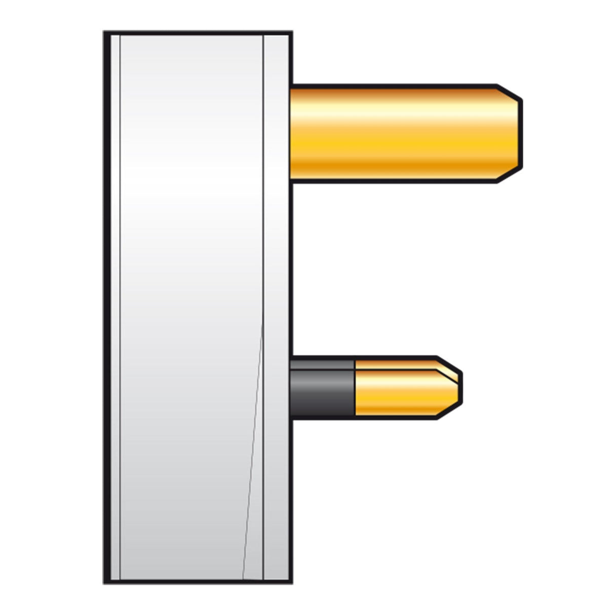 Mercury UK Mains Plug 5A Fuse - White