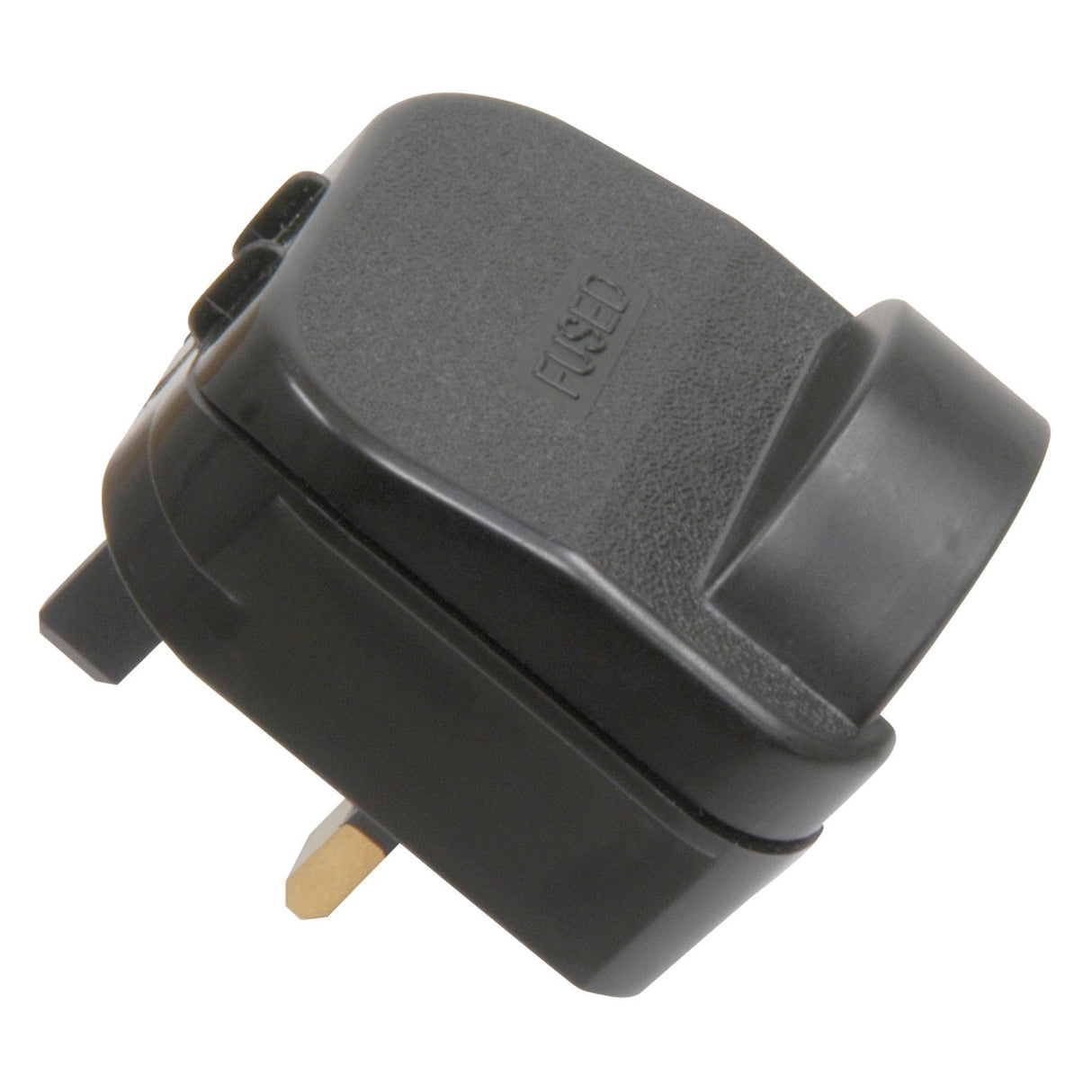 Mercury SCP Euro Converter Plug 13A Fuse - Black