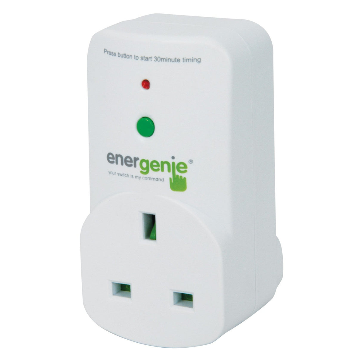 Energenie 30 Minute Rundown Timer Plug 13A Fuse - White