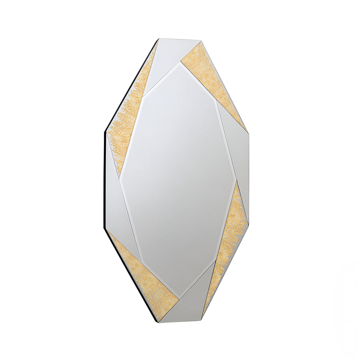 Laverna Asymmetrical Wall Mirror Gold - 180x100cm
