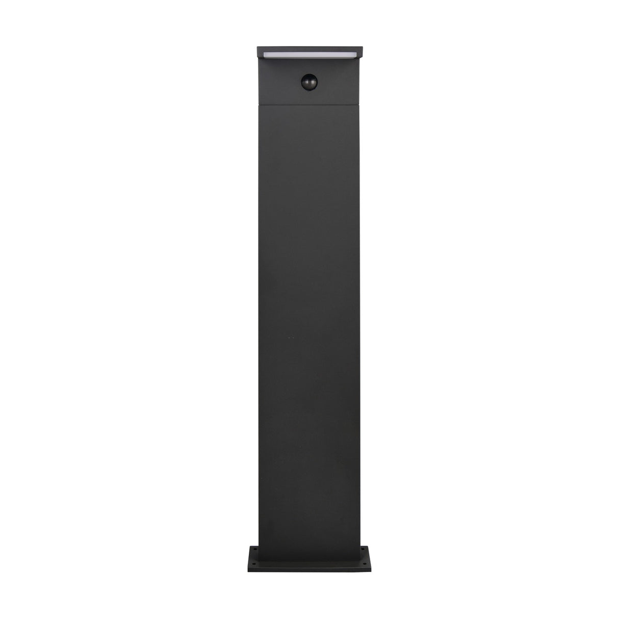Ravi LED White PIR Outdoor Lamp Post – Anthracite