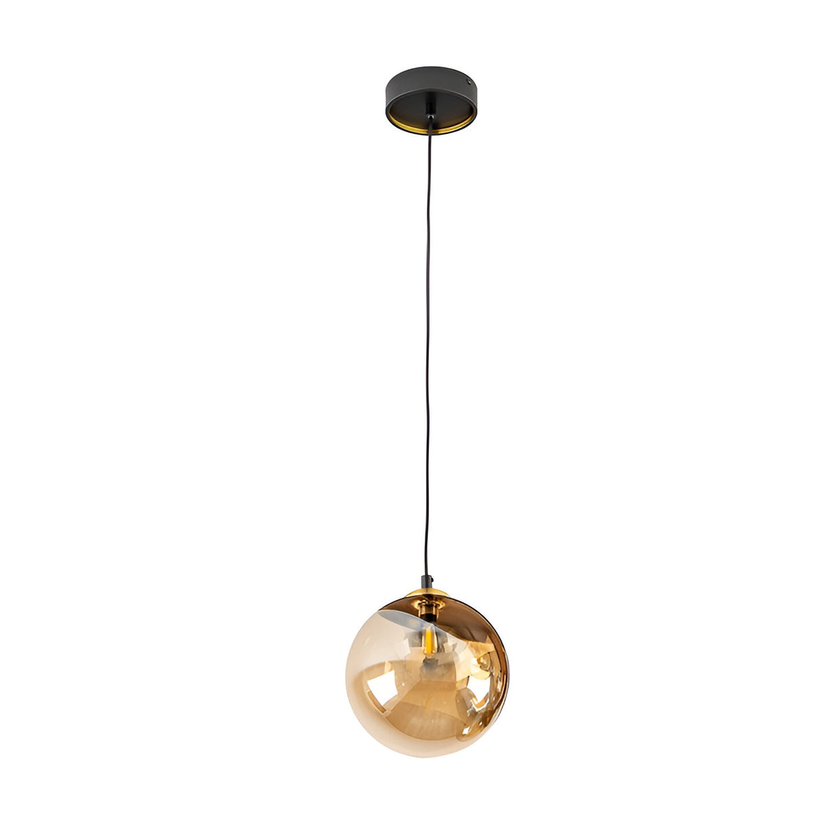 Dark 1 Light Glass Pendant - Ambler