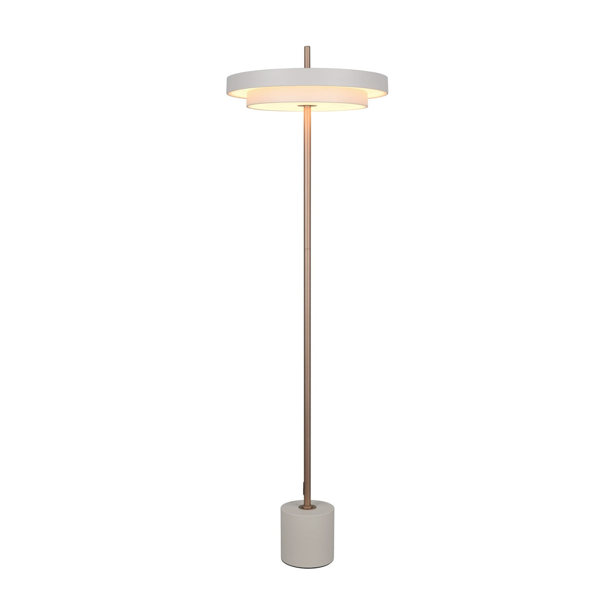 Keaton LED Floor Lamp – Warm Grey