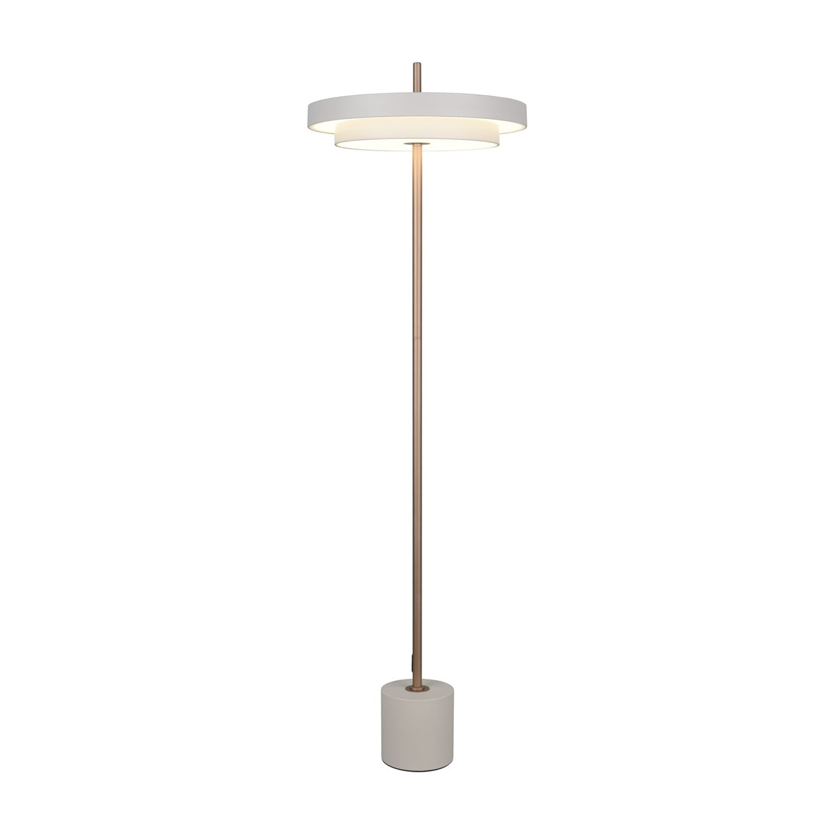 Keaton LED Floor Lamp – Warm Grey