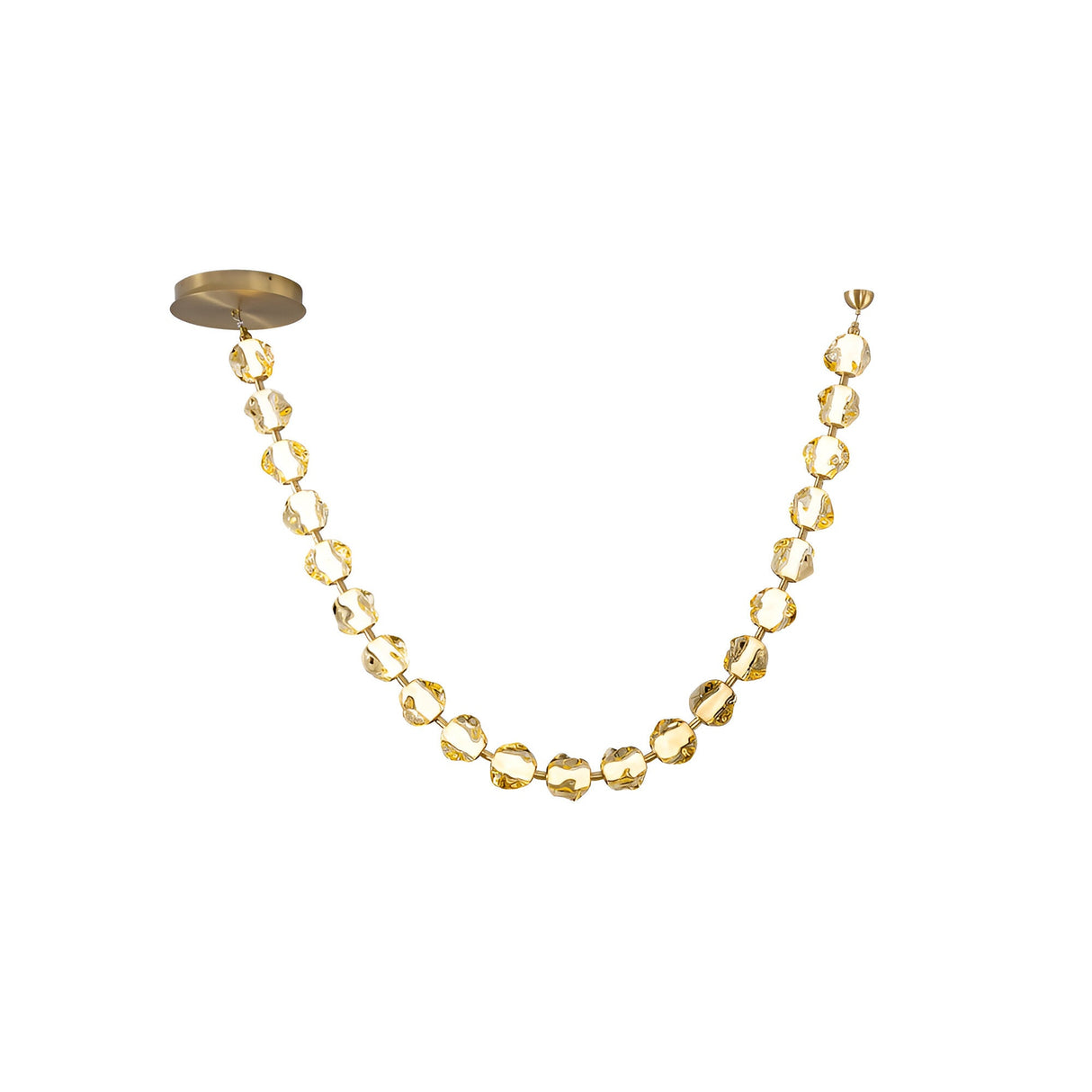 Zaria II Dimmable LED Small Suspension Light 105W 3000K - Gold