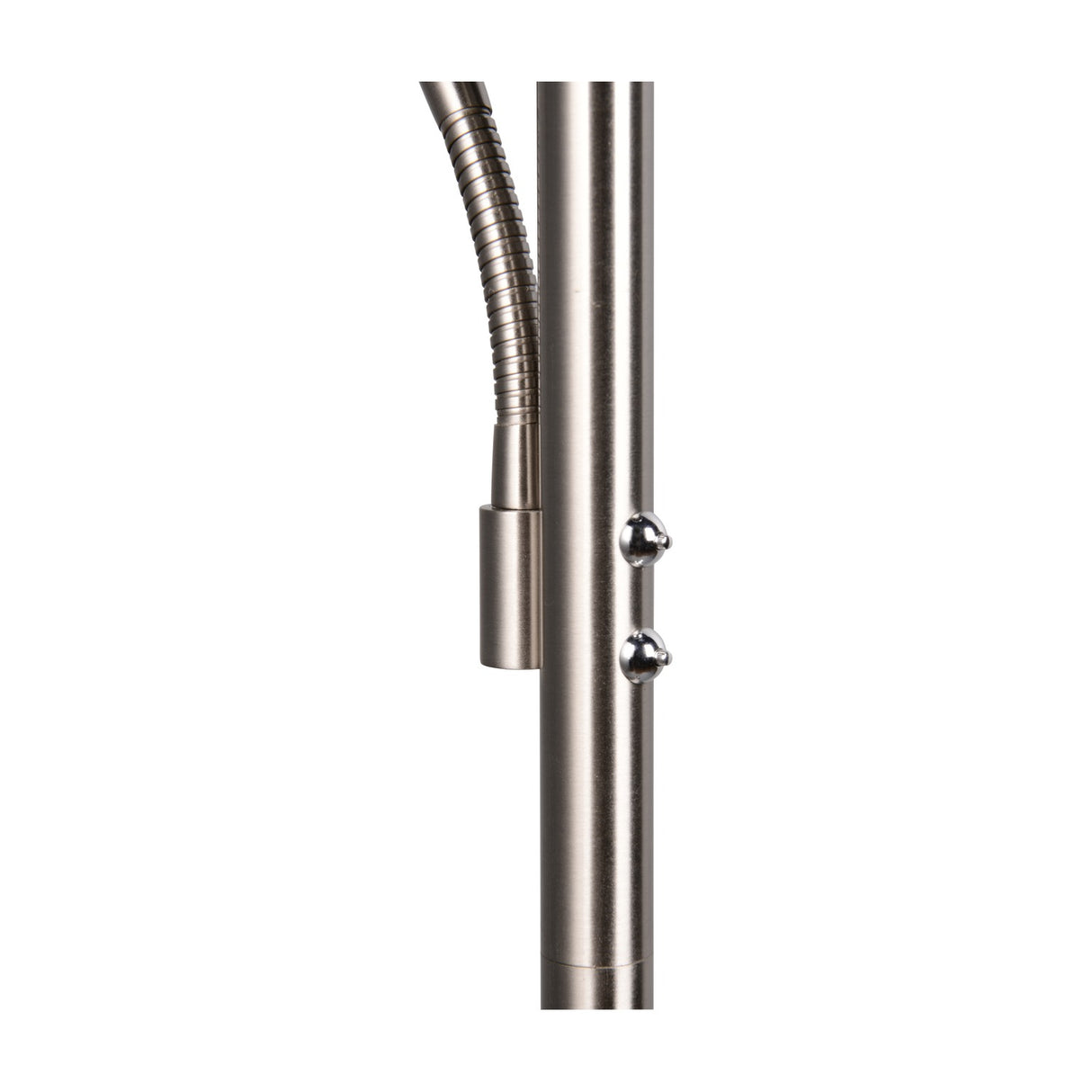 Willis 2 Light LED Floor Lamp – Satin Nickel