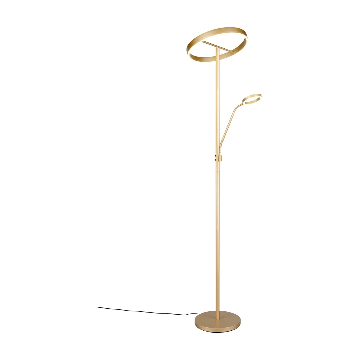 Willis 2 Light LED Floor Lamp – Gold