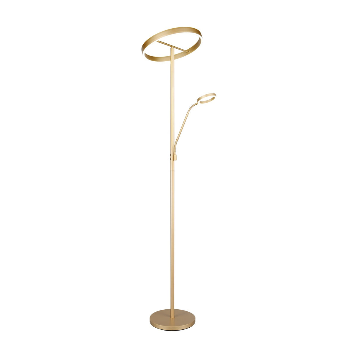 Willis 2 Light LED Floor Lamp – Gold