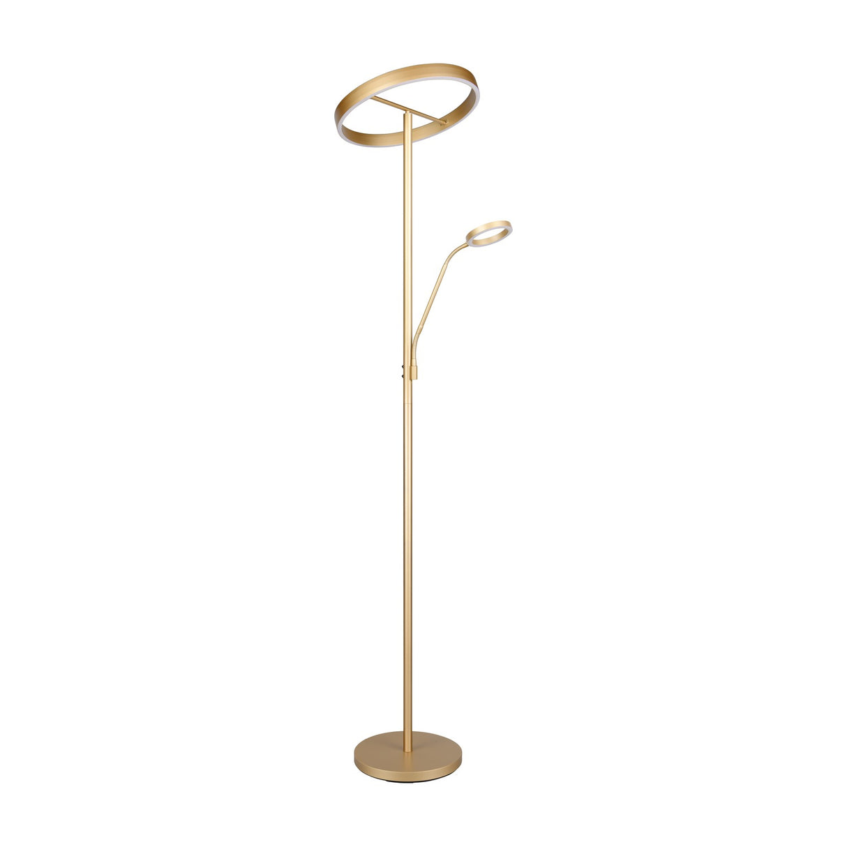 Willis 2 Light LED Floor Lamp – Gold
