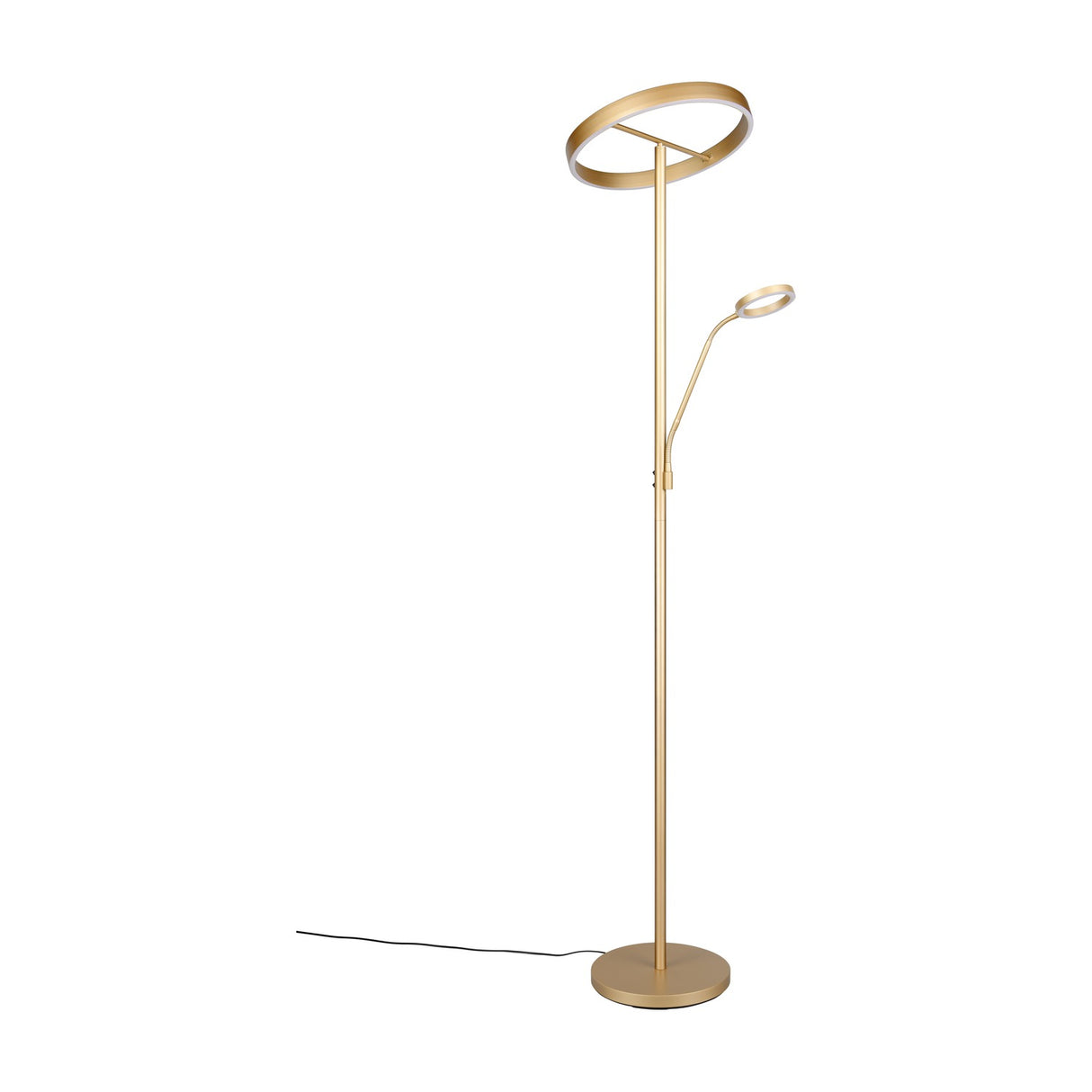 Willis 2 Light LED Floor Lamp – Gold
