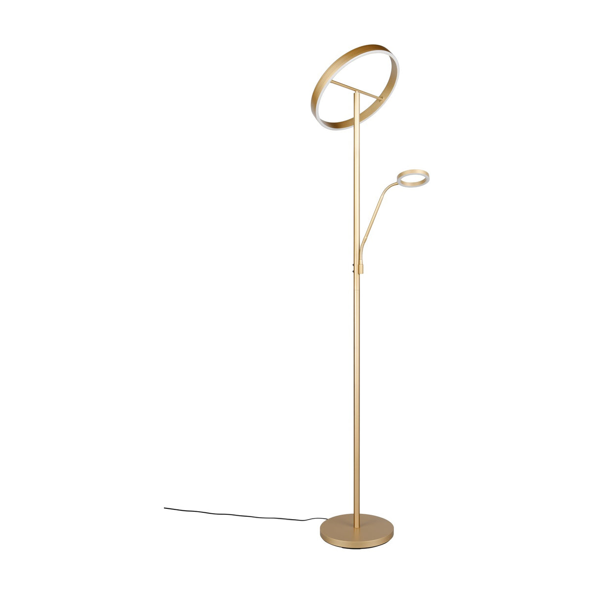 Willis 2 Light LED Floor Lamp – Gold