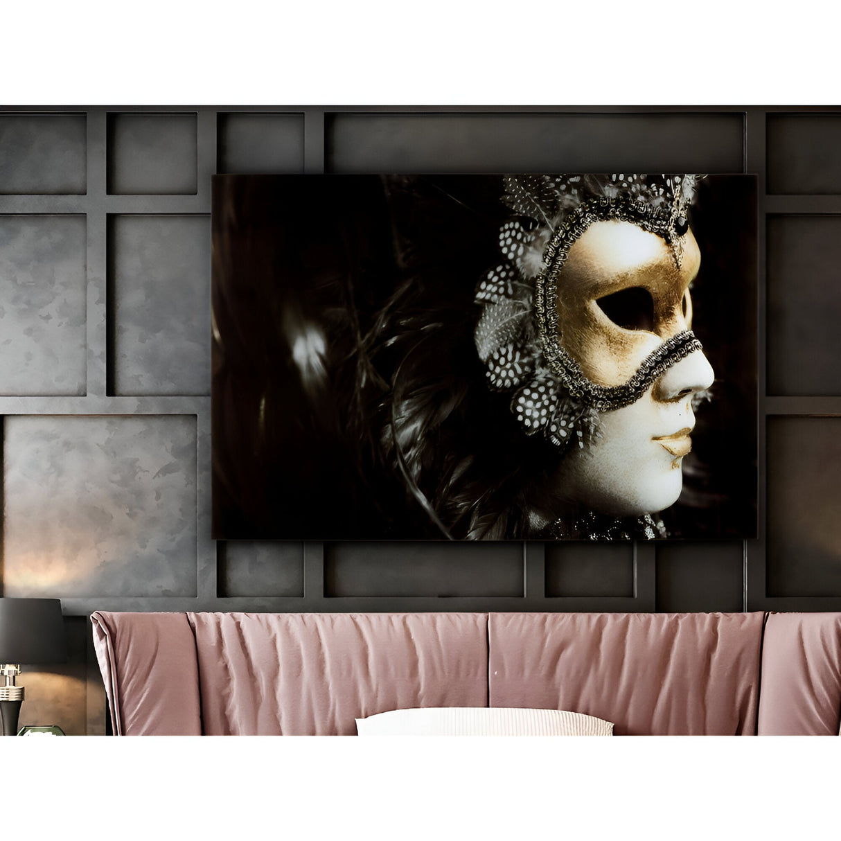 Carnaval Masquerade Photography Print - 150x100cm
