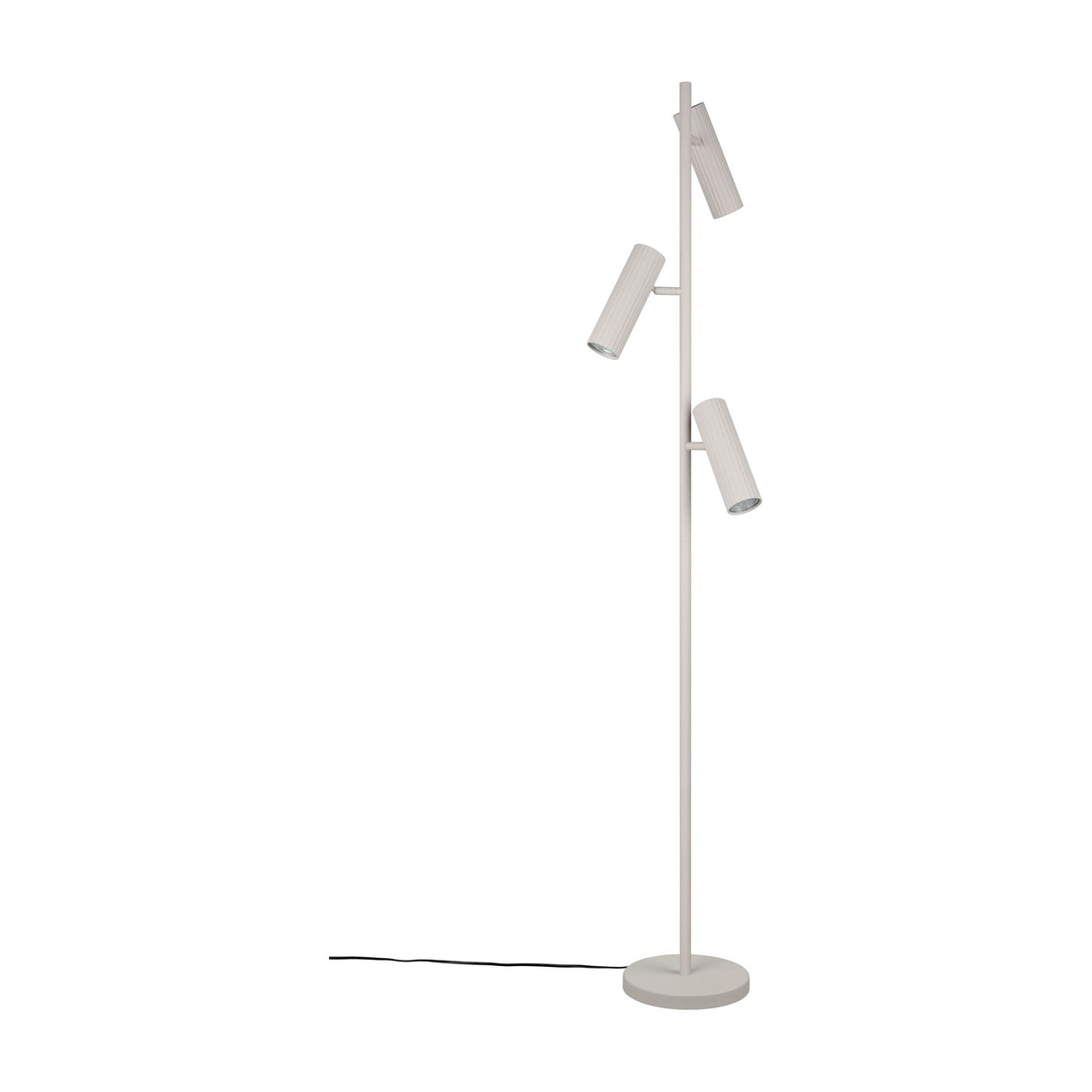 Soka 3 Light Tube Floor Lamp – Warm Grey