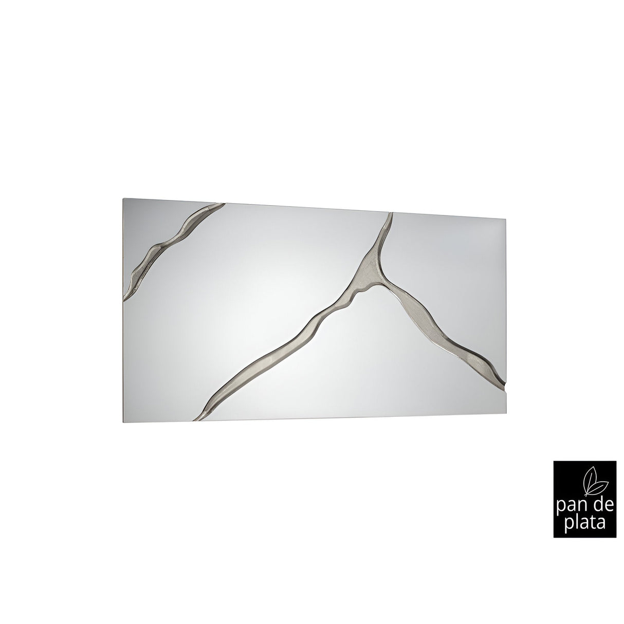 Surcos Rectangle Wall Mirror Silver - 180x80cm