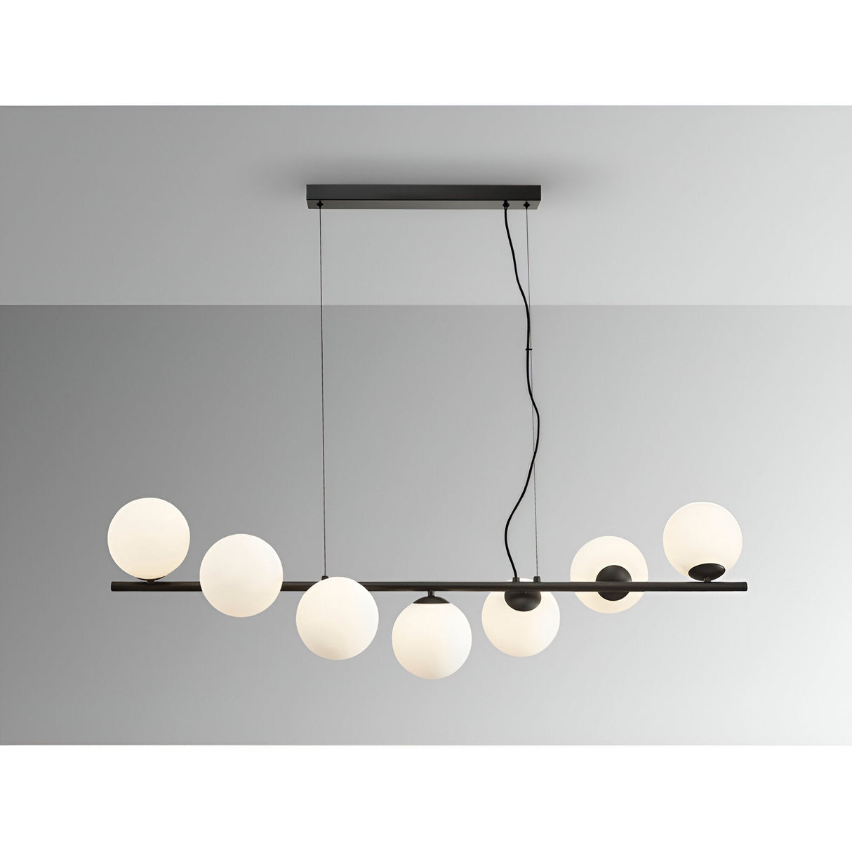 Inoa 7 Light Linear Suspension - Black/White