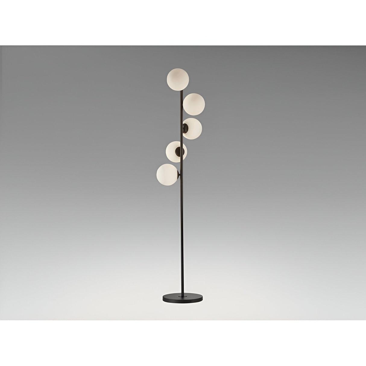 Inoa Glass Floor Lamp - Black/Opal