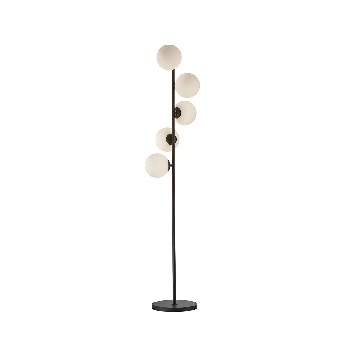 Inoa Glass Floor Lamp - Black/Opal