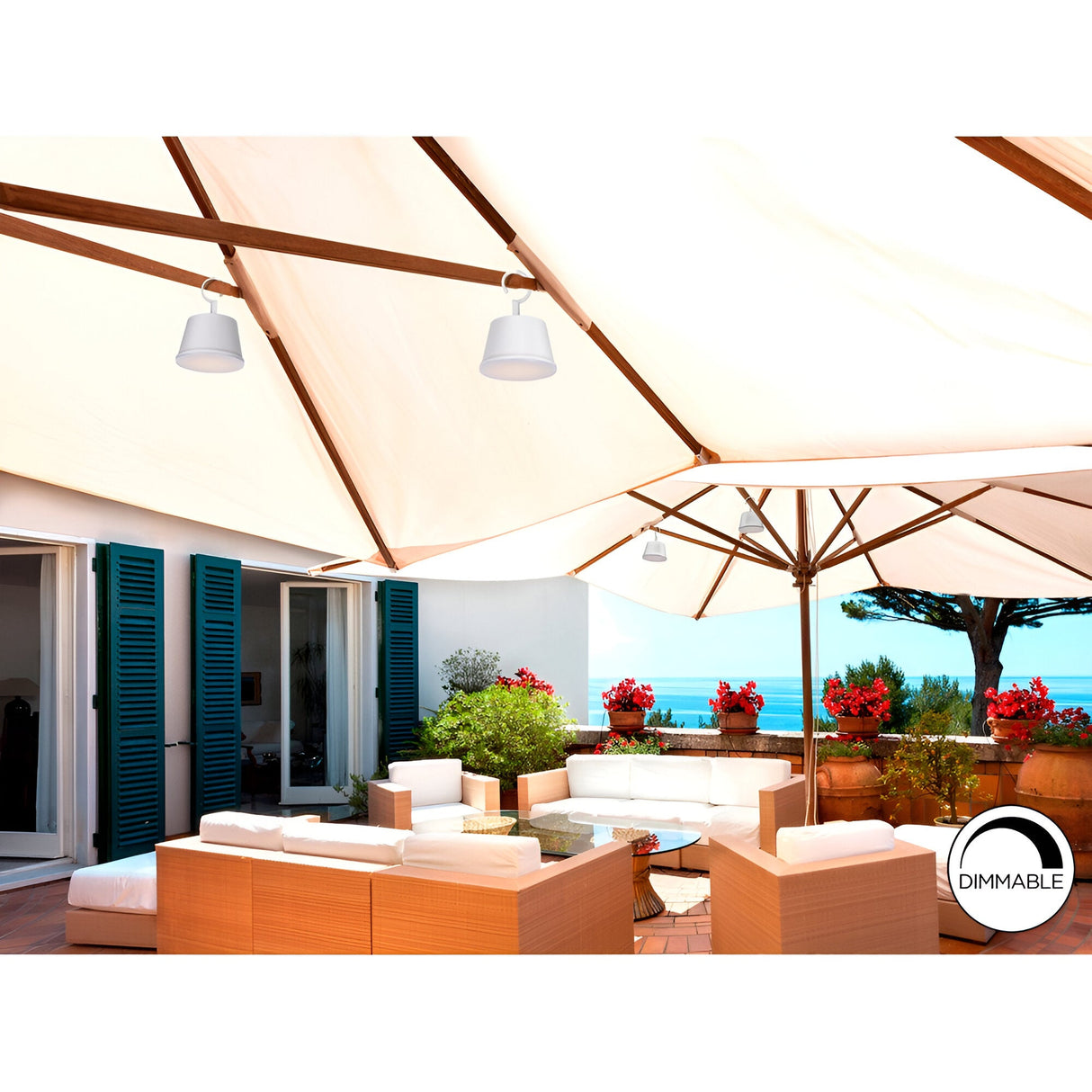 Cuco Outdoor LED Table Lamp 3W 3000W - White