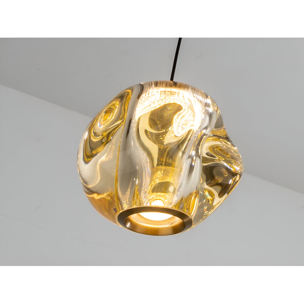 Zaria 5 Light Dimmable LED Cluster Pendant Light 21W 3000K - Gold